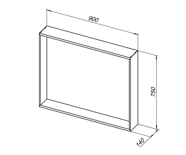 зеркало ALLEN BRAU REALITY 90